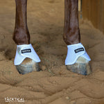 Load image into Gallery viewer, WHITE WITH SPARKLE VELCRO BELL BOOTS