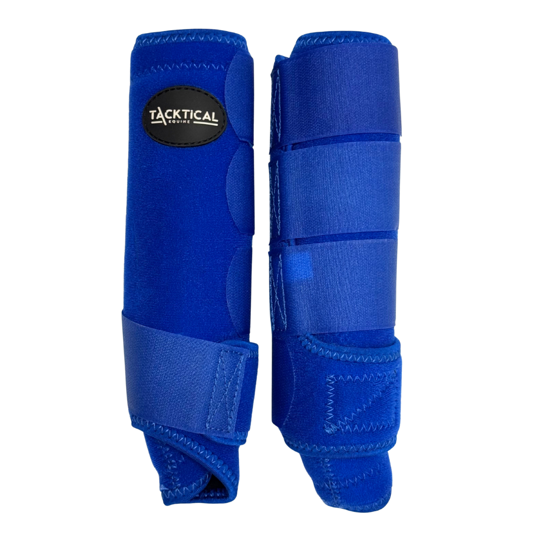 BLUE SPLINT BOOTS (PAIR)