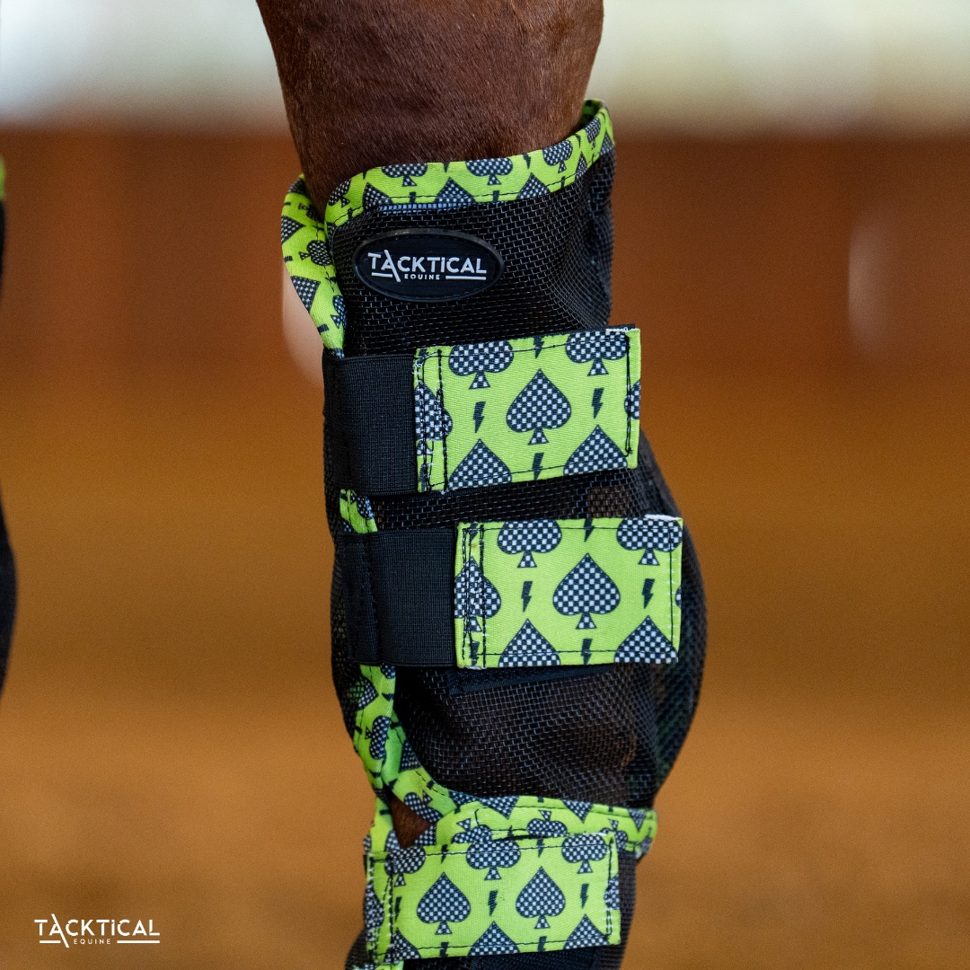 TACKTICAL CHECKMATE CONTOURED MESH FLY BOOTS - SET OF 4