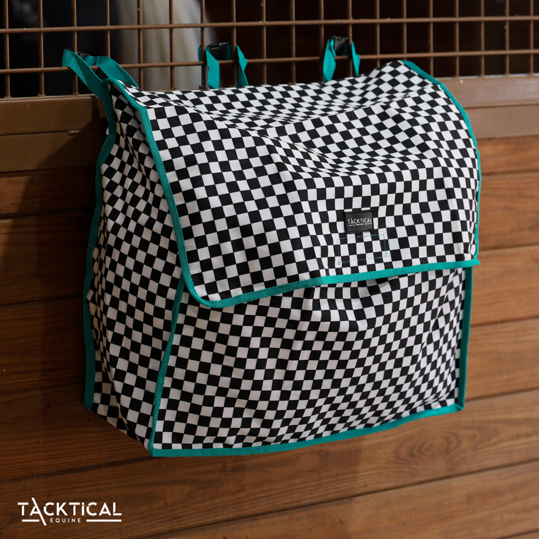 FINISH LINE & TURQUOISE STALL FRONT STORAGE BAG