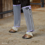 Load image into Gallery viewer, TACKTICAL PURPLE PEONY STAY UP FLY BOOTS - SET OF 4