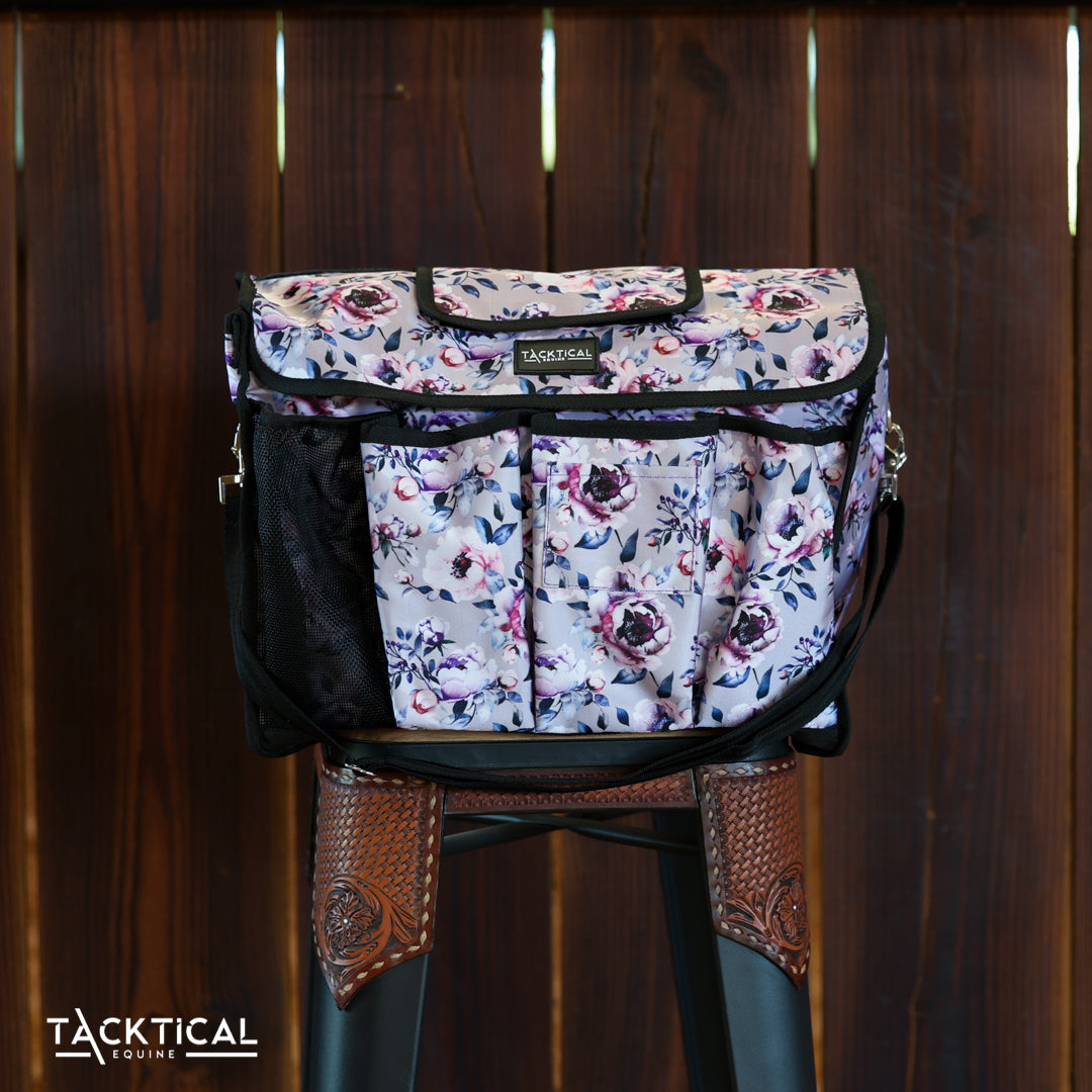 PURPLE PEONY GROOMING TOTE CARRIER