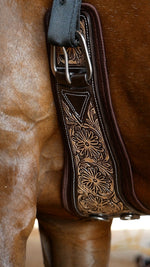 Load image into Gallery viewer, HAND TOOLED CONTOURED CINCH (NEOPRENE)