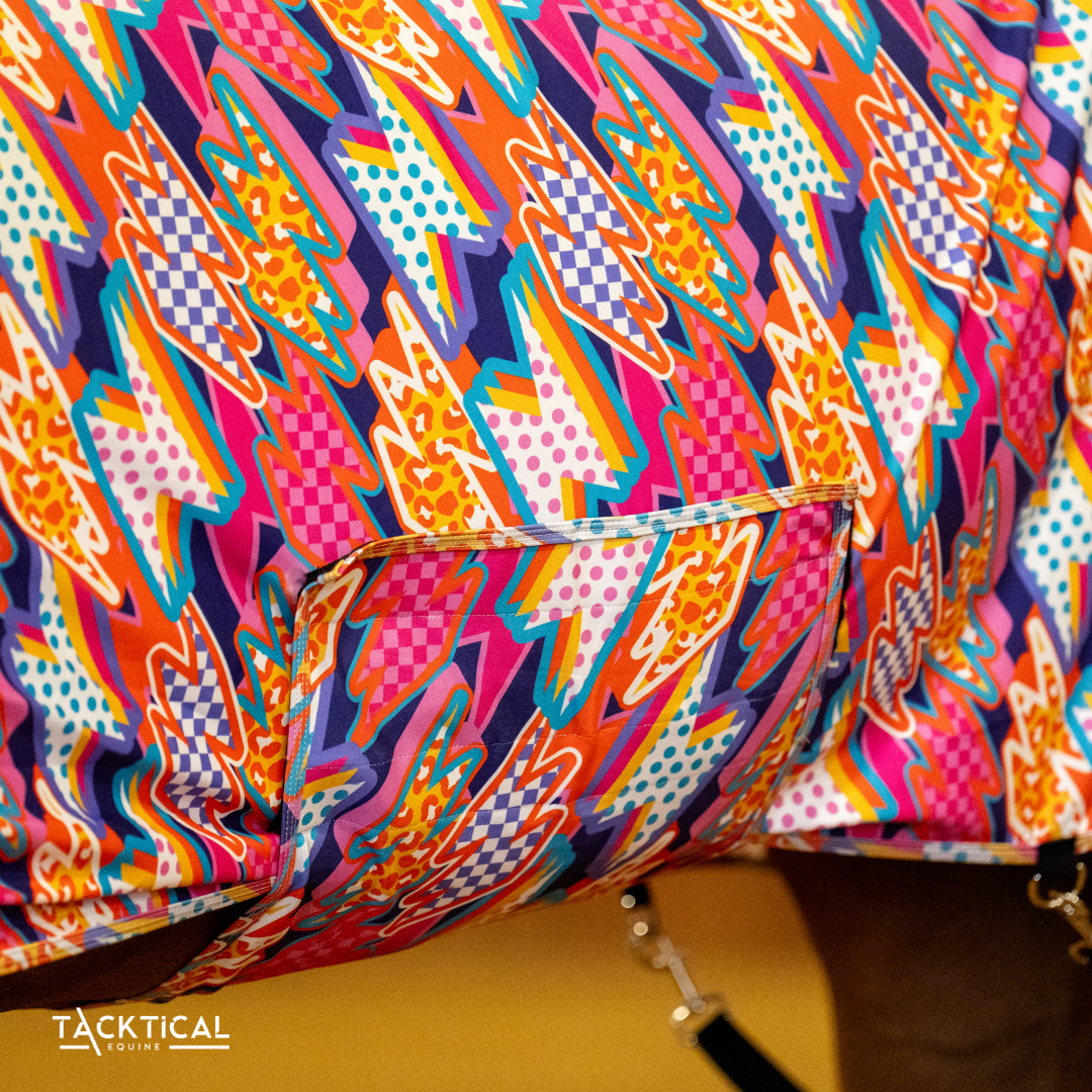 TACKTICAL TURTLENECK STRETCHIE | NEON LIGHTNING