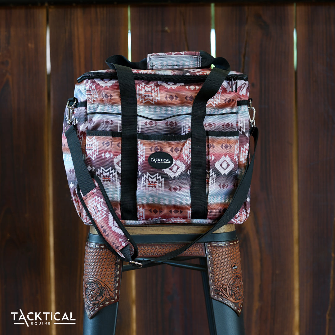 PIPER AZTEC GROOMING TOTE WITH ZIPPER