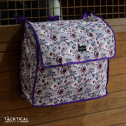 PURPLE PEONY STALL FRONT STORAGE BAG