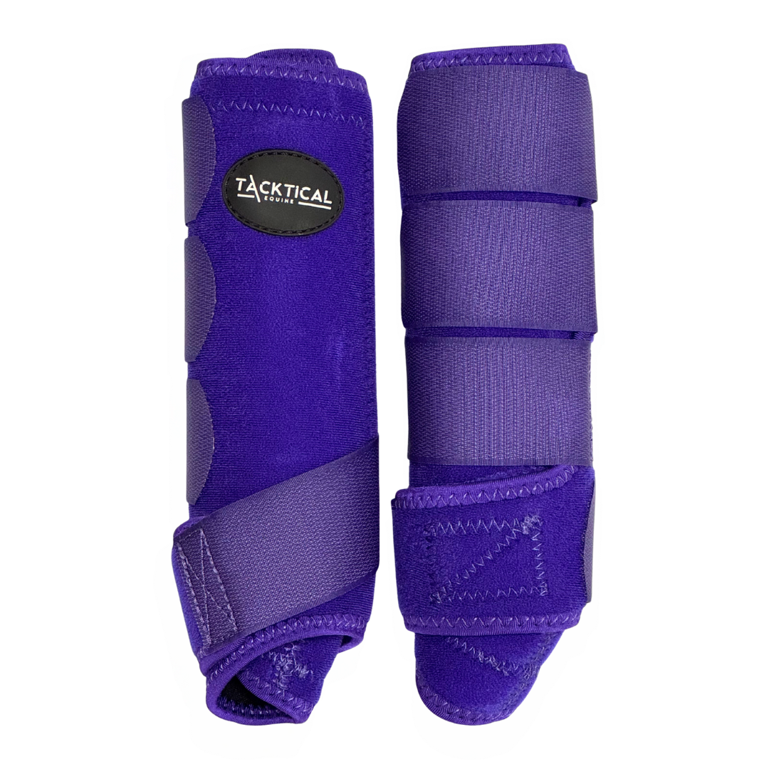 PURPLE SPLINT BOOTS (PAIR)