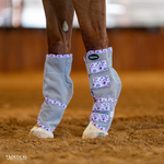 Load image into Gallery viewer, TACKTICAL PURPLE PEONY CONTOURED MESH FLY BOOTS - SET OF 4