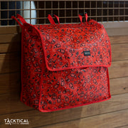 RED BANDANA STALL FRONT STORAGE BAG