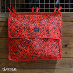 Load image into Gallery viewer, RED BANDANA STALL FRONT STORAGE BAG