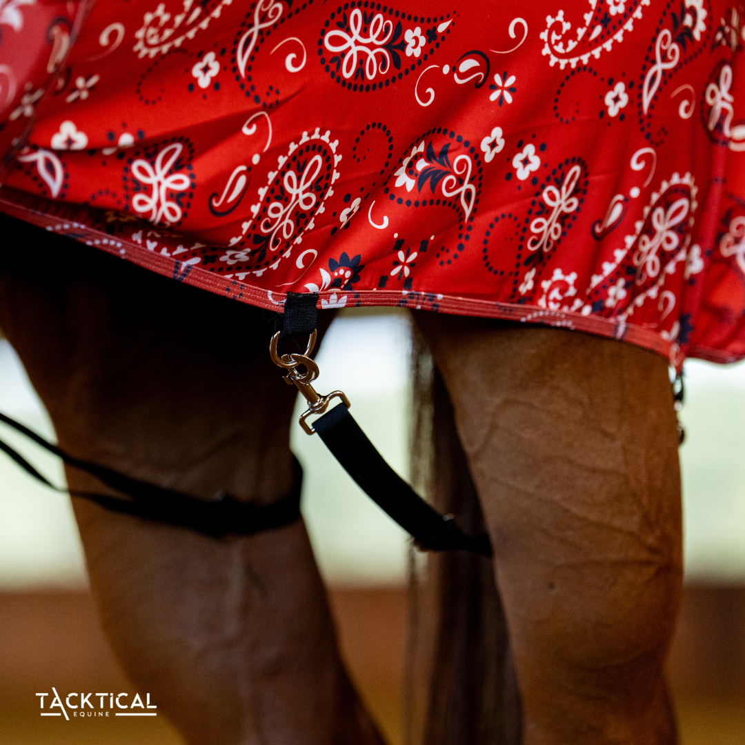 TACKTICAL TURTLENECK STRETCHIE | RED BANDANA