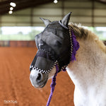 Load image into Gallery viewer, TACKTICAL FINISH LINE PRINT FLY MASK W/ EAR &amp; NOSE - PONY