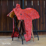 Load image into Gallery viewer, RED BANDANA SADDLE COVER