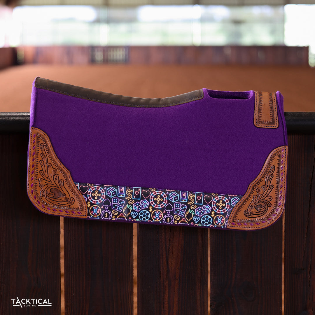 NEON LIGHTS SADDLE PAD