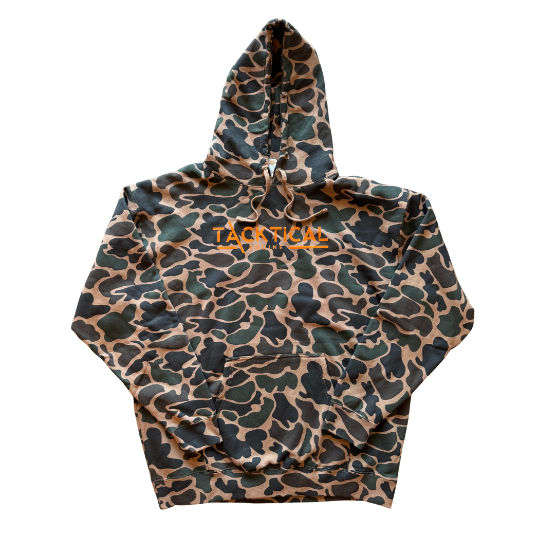 CAMO & ORANGE TACKTICAL HOODIE