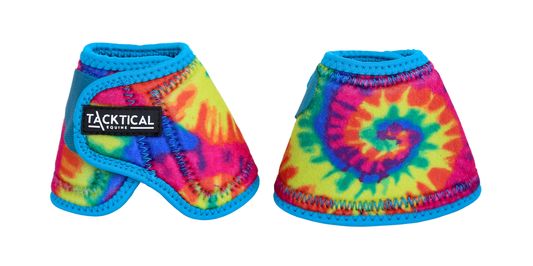 TIE DYE BELL BOOTS