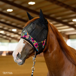 Load image into Gallery viewer, WESTERN NEON DELUXE FLY MASK WITH EARS