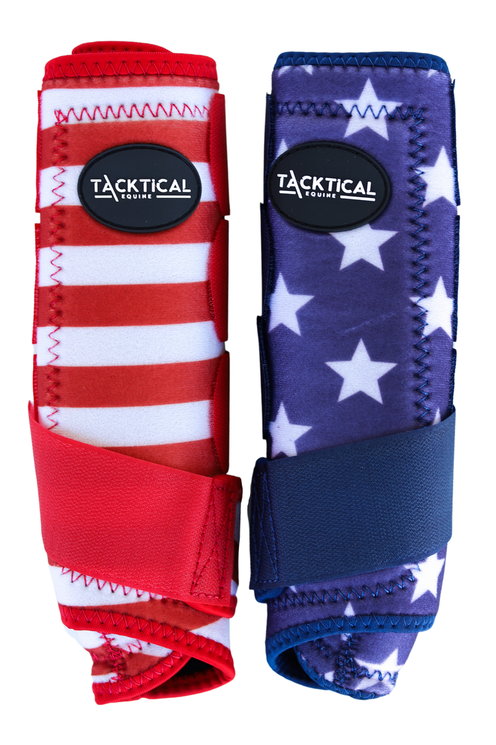 TACKTICAL™  AMERICAN FLAG SPLINT BOOTS (PAIR)