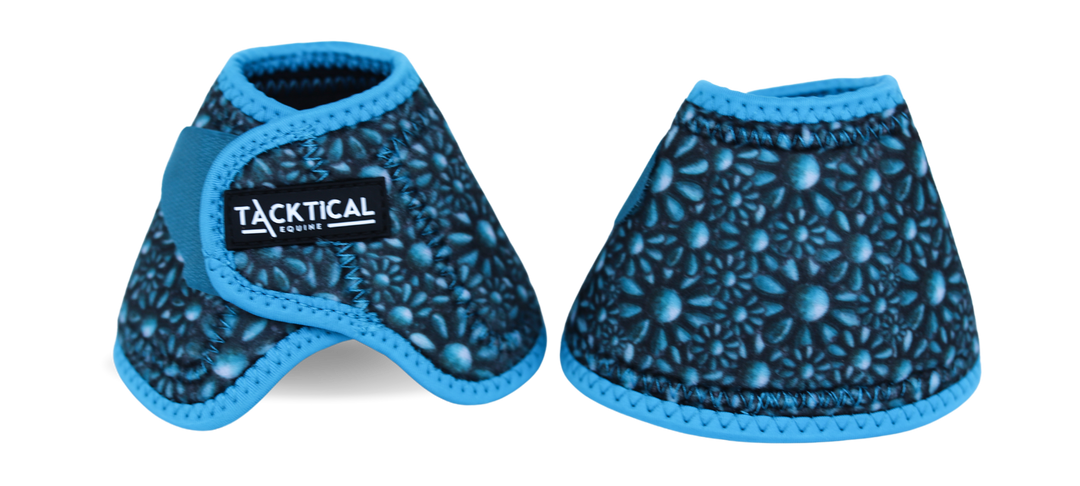 TACKTICAL™  TURQUOISE BLOSSOM BELL BOOTS