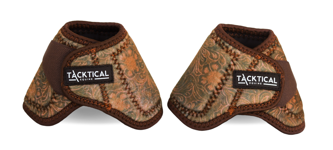 TACKTICAL™  TOOLED LEATHER BELL BOOTS