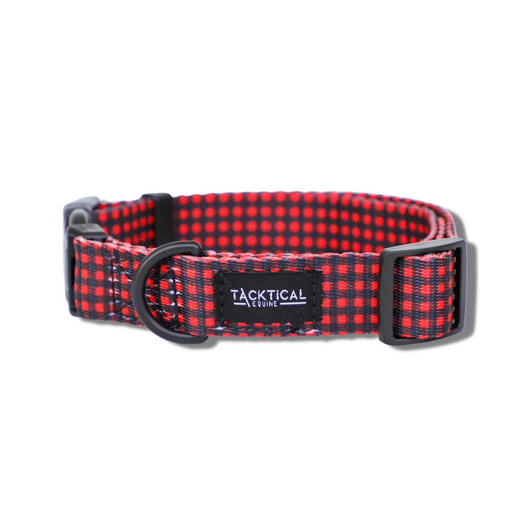 BUFFALO CHECK DOG COLLAR