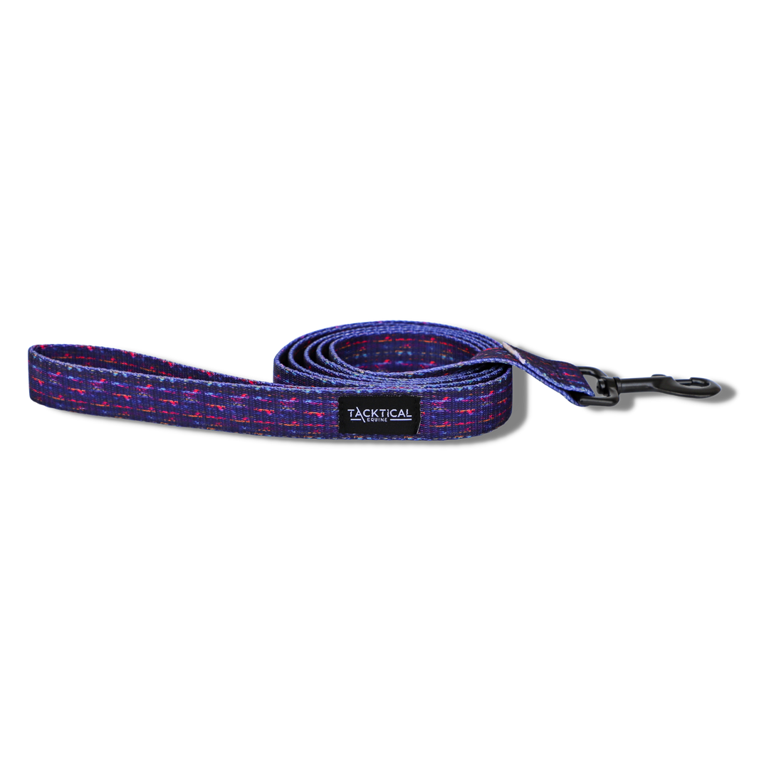 PURPLE AZTEC TACKTICAL DOG LEASH