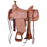 Load image into Gallery viewer, *CUSTOM* TACKTICAL™ ROUGHOUT TEAM ROPING SADDLE