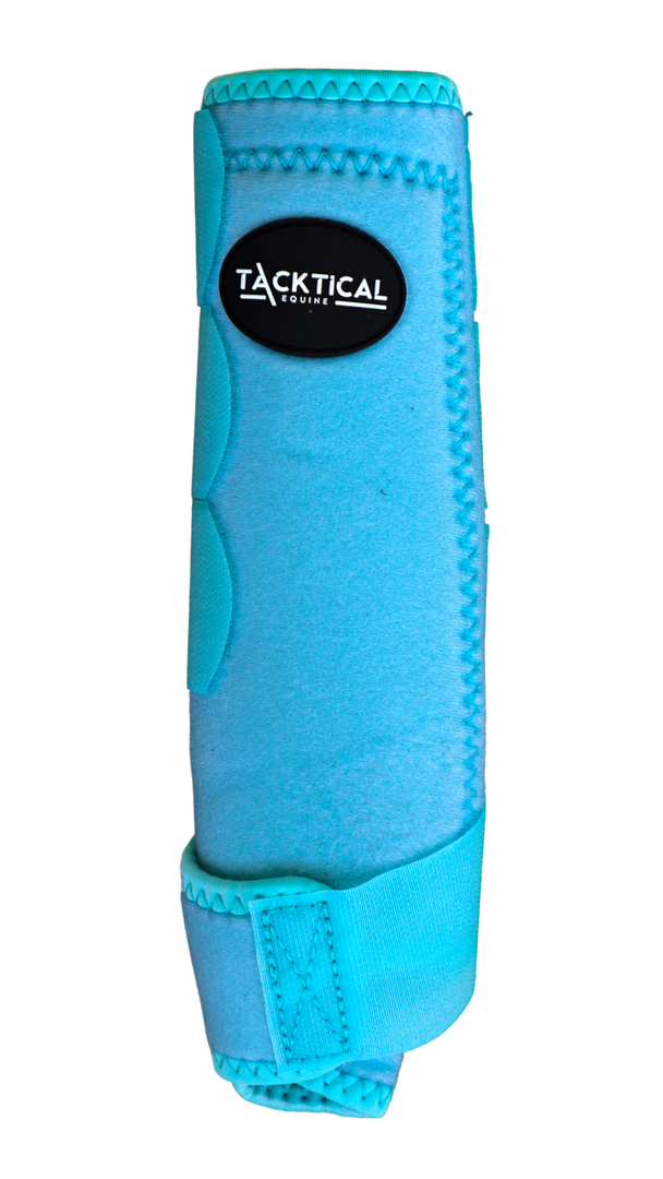 TACKTICAL™  TURQUOISE SPLINT BOOTS (PAIR)